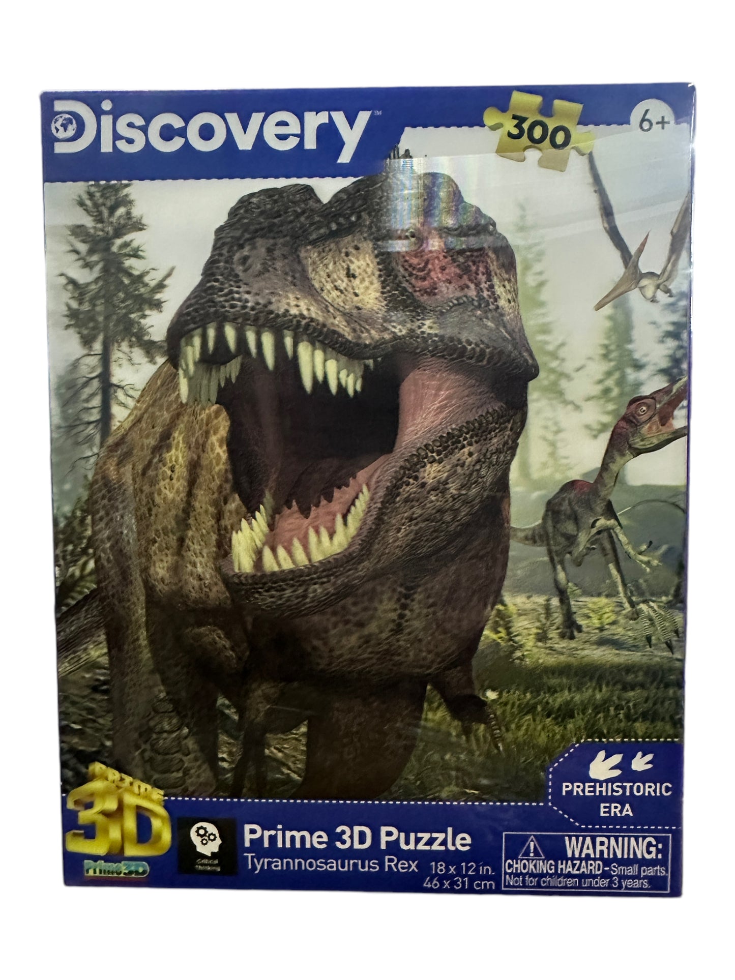 Rompecabezas Dinosaurio 300 piezas 3D DISCOVERY Rompecabezas46 x 31 cm