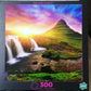 Iceland Sunset - Rompecabezas de 300 piezas grandes - Buffalo Game