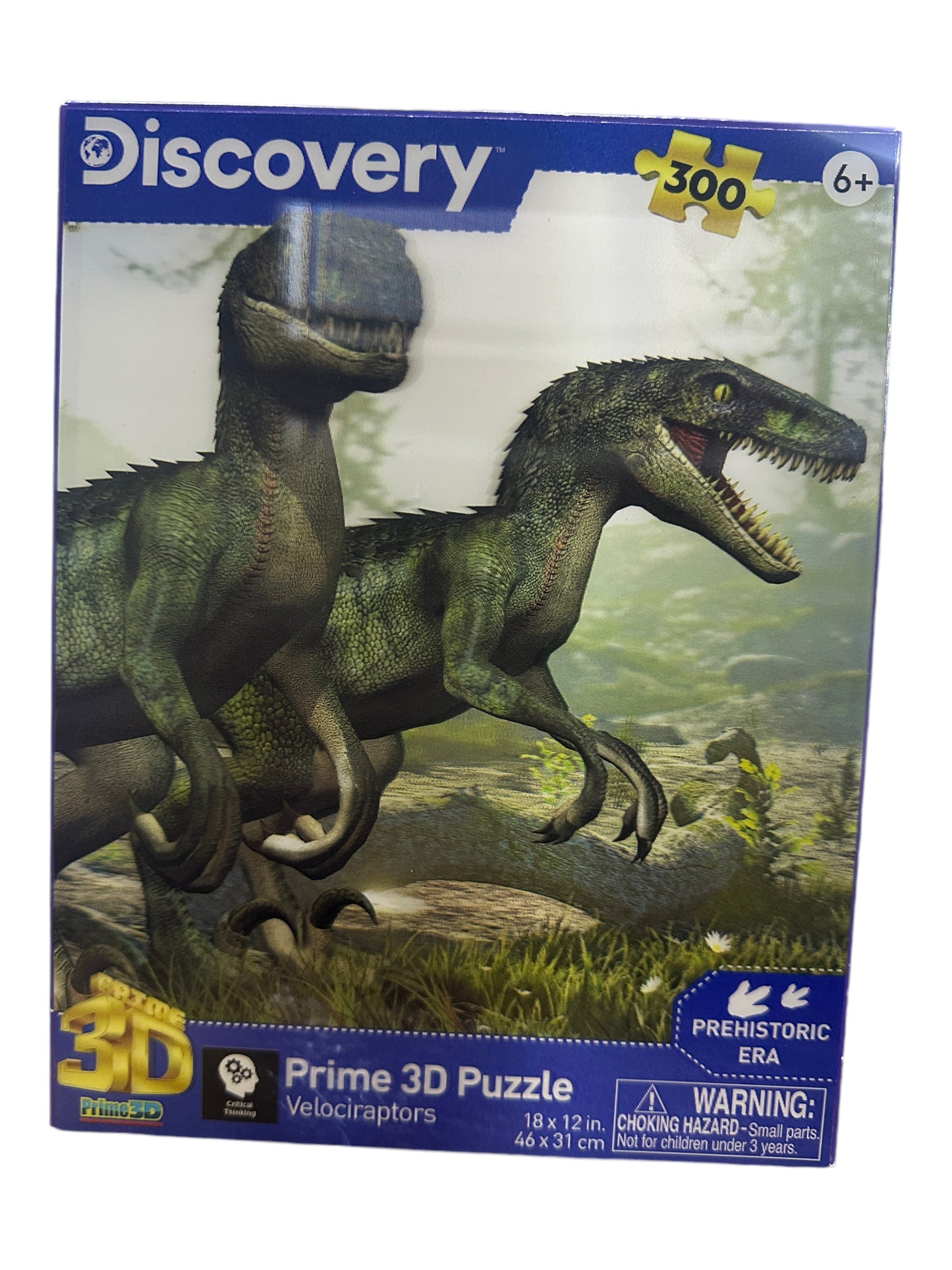 Rompecabezas Dinosaurio 300 piezas 3D DISCOVERY Rompecabezas46 x 31 cm