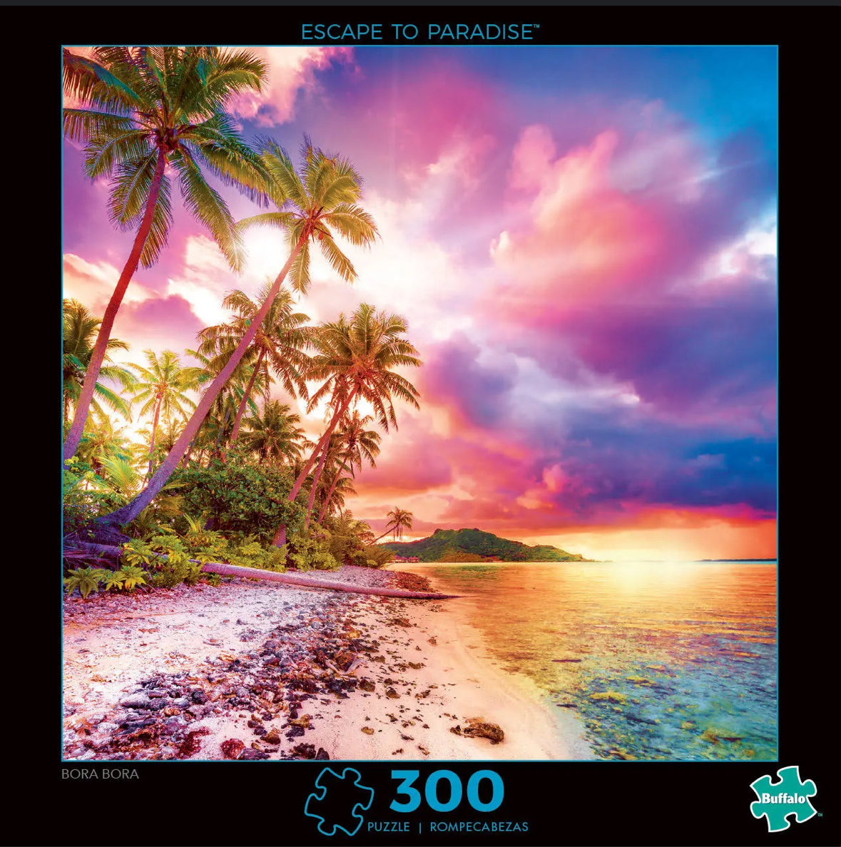 Escape to Paradise - Rompecabezas de 300 Piezas Grandes, Buffalo Games